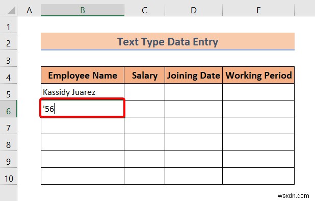 ประเภทของการป้อนข้อมูลใน Excel (ภาพรวมอย่างรวดเร็ว)