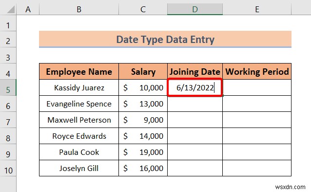 ประเภทของการป้อนข้อมูลใน Excel (ภาพรวมอย่างรวดเร็ว)