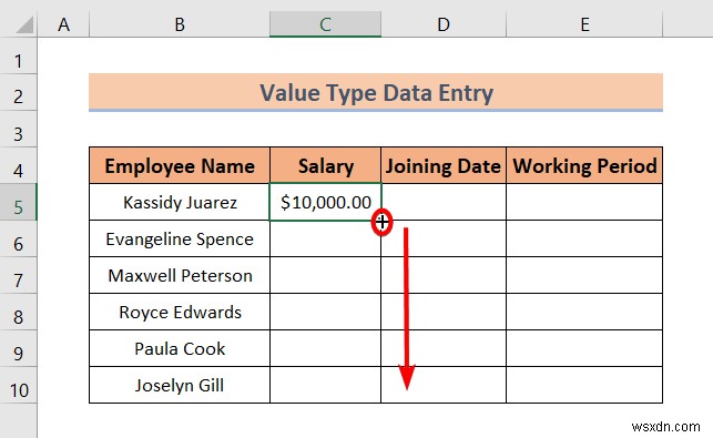 ประเภทของการป้อนข้อมูลใน Excel (ภาพรวมอย่างรวดเร็ว)