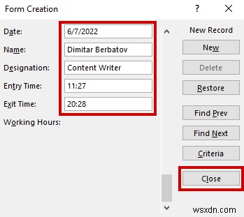 วิธีการสร้างแบบฟอร์มการป้อนข้อมูลใน Excel (ทีละขั้นตอน)