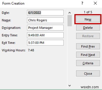 วิธีการสร้างแบบฟอร์มการป้อนข้อมูลใน Excel (ทีละขั้นตอน)