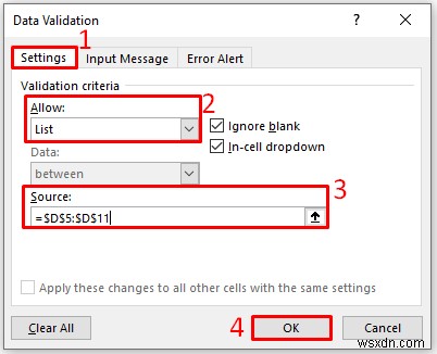 วิธีสร้างแบบฟอร์มการป้อนข้อมูลด้วยรายการแบบเลื่อนลงใน Excel (2 วิธี)