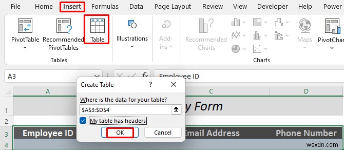 วิธีการกรอกแบบฟอร์มใน Excel (5 ตัวอย่างที่เหมาะสม)