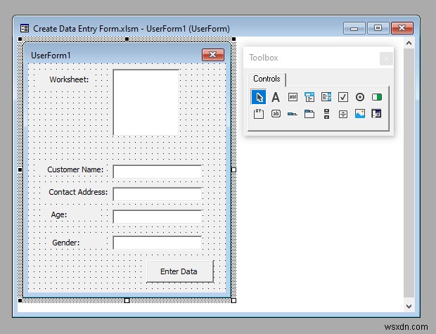 วิธีการสร้างแบบฟอร์มการป้อนข้อมูลใน Excel VBA (ด้วยขั้นตอนง่ายๆ)
