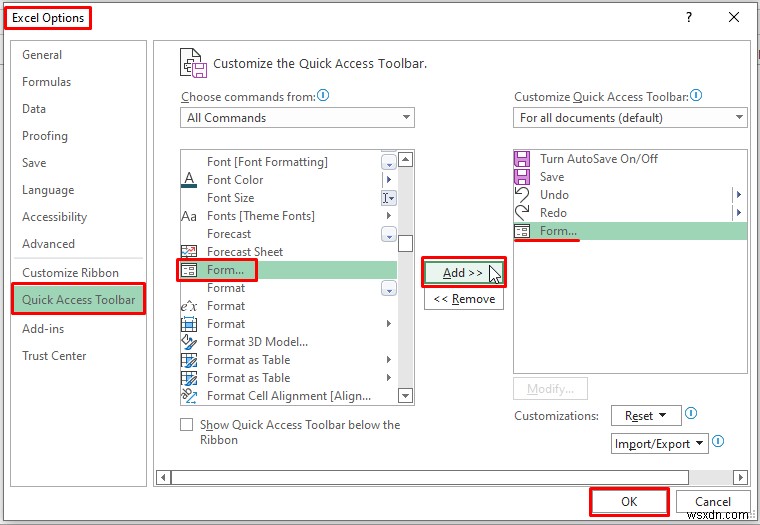 วิธีสร้างแบบฟอร์มป้อนอัตโนมัติใน Excel (คำแนะนำทีละขั้นตอน)