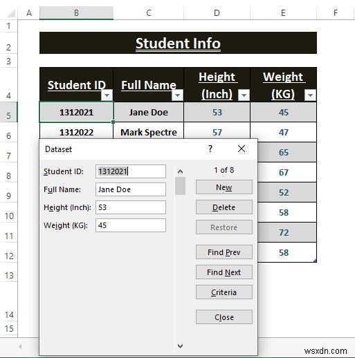 วิธีสร้างแบบฟอร์มป้อนอัตโนมัติใน Excel (คำแนะนำทีละขั้นตอน)