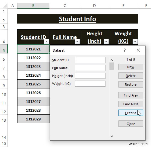 วิธีสร้างแบบฟอร์มป้อนอัตโนมัติใน Excel (คำแนะนำทีละขั้นตอน)