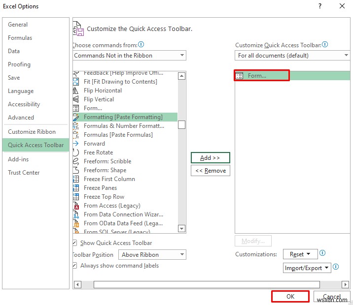 วิธีการสร้างแบบฟอร์มการป้อนข้อมูล Excel โดยไม่ต้องใช้ UserForm