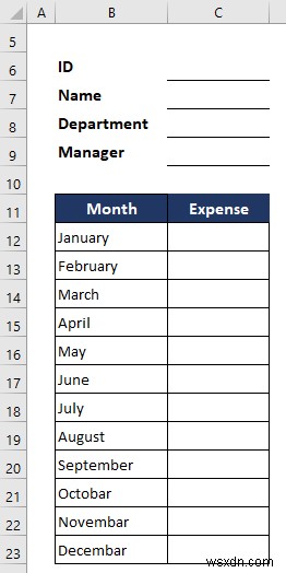 วิธีสร้างรายงานค่าใช้จ่ายรายเดือนใน Excel (พร้อมขั้นตอนด่วน)