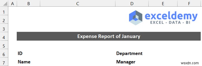 วิธีสร้างรายงานค่าใช้จ่ายรายเดือนใน Excel (พร้อมขั้นตอนด่วน)