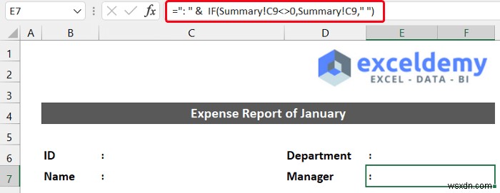 วิธีสร้างรายงานค่าใช้จ่ายรายเดือนใน Excel (พร้อมขั้นตอนด่วน)