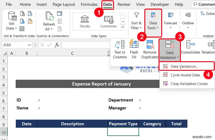 วิธีสร้างรายงานค่าใช้จ่ายรายเดือนใน Excel (พร้อมขั้นตอนด่วน)