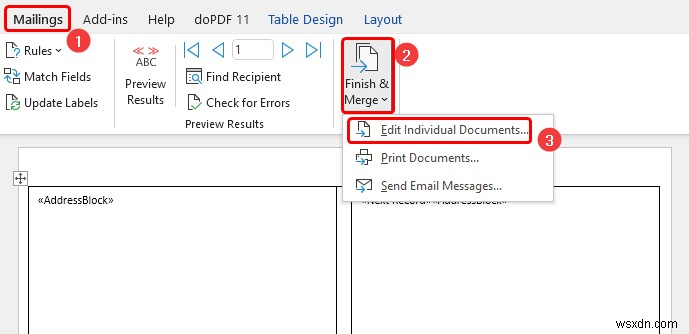 วิธีพิมพ์ป้ายชื่อเอเวอรี่จาก Excel (2 วิธีง่ายๆ)