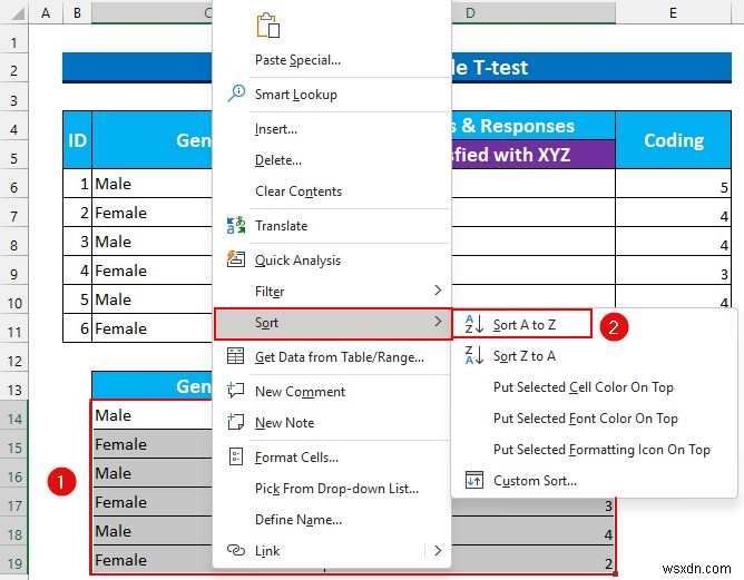 วิธีวิเคราะห์ข้อมูลเชิงคุณภาพใน Excel (ด้วยขั้นตอนง่ายๆ)