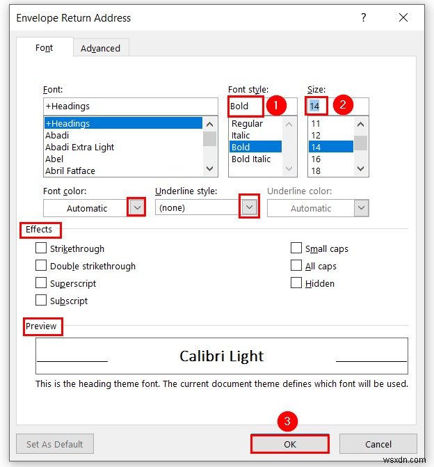 Mail Merge จาก Excel ไปยัง Word Envelopes (2 วิธีง่ายๆ)