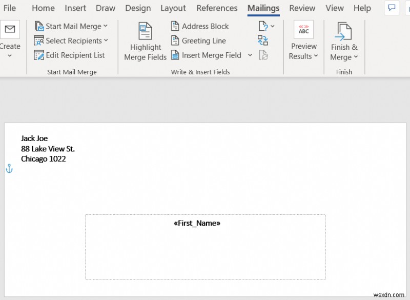 Mail Merge จาก Excel ไปยัง Word Envelopes (2 วิธีง่ายๆ)