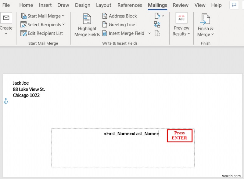 Mail Merge จาก Excel ไปยัง Word Envelopes (2 วิธีง่ายๆ)