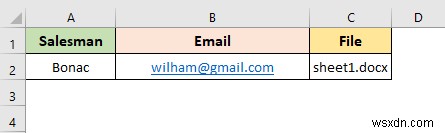 วิธีการรวมจดหมายจาก Excel ไปยัง Outlook พร้อมไฟล์แนบ (2 ตัวอย่าง)