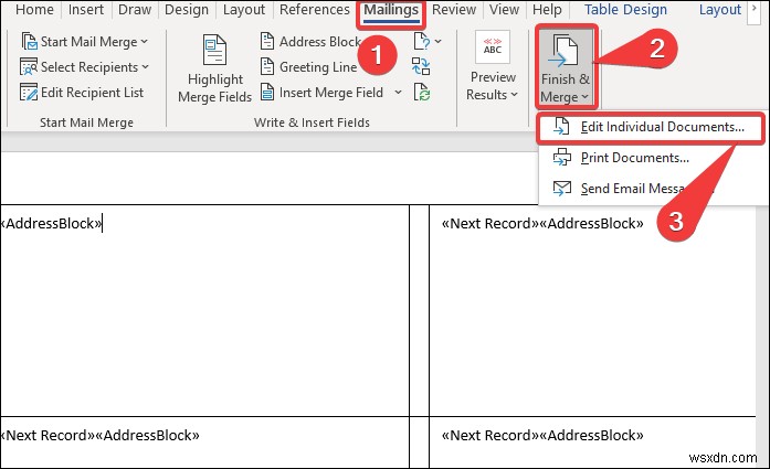 วิธีสร้างป้ายกำกับใน Word จากรายการ Excel (คำแนะนำทีละขั้นตอน)