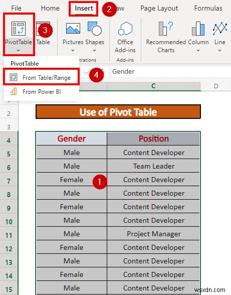 วิธีวิเคราะห์ข้อมูลข้อความใน Excel (5 วิธีที่เหมาะสม)