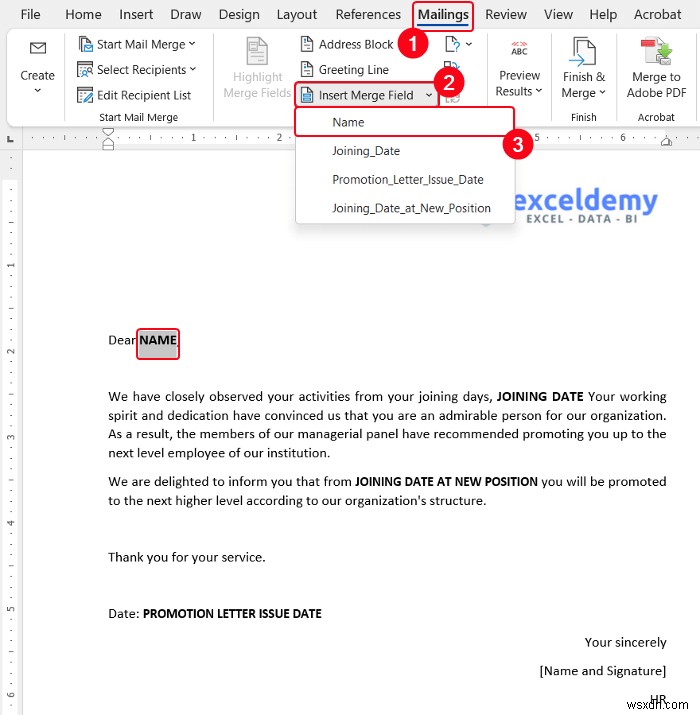 วิธีการเปลี่ยนรูปแบบวันที่ในจดหมายเวียนของ Excel (พร้อมขั้นตอนด่วน)