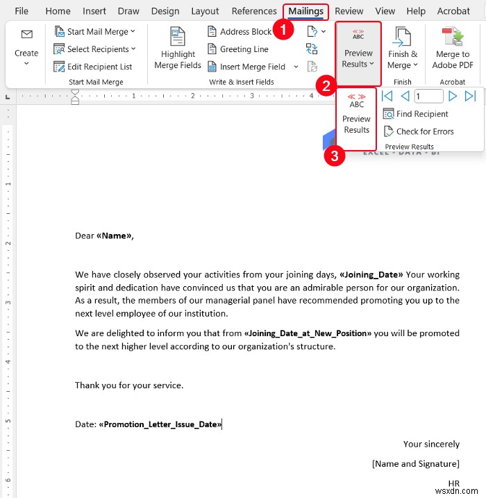 วิธีการเปลี่ยนรูปแบบวันที่ในจดหมายเวียนของ Excel (พร้อมขั้นตอนด่วน)