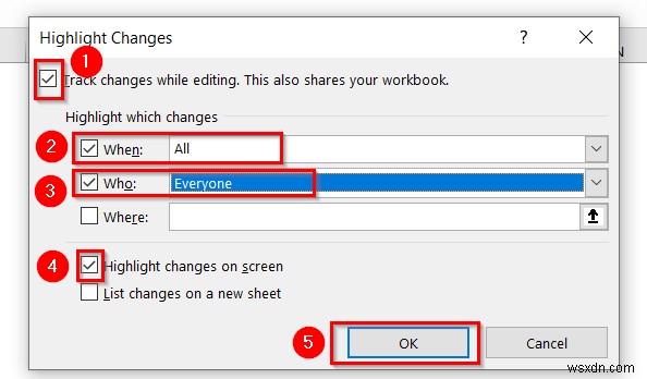 วิธีดูว่าใครทำการเปลี่ยนแปลงใน Excel (6 วิธีง่ายๆ)