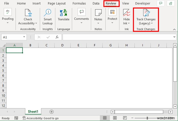 [แก้ไข]:ติดตามการเปลี่ยนแปลงที่ไม่แสดงใน Excel (ด้วยการแก้ไขอย่างง่าย)