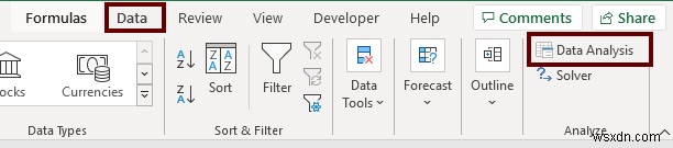 [แก้ไขแล้ว:] การวิเคราะห์ข้อมูลไม่แสดงใน Excel (โซลูชันที่มีประสิทธิภาพ 2 รายการ)