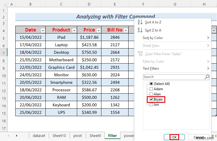 วิธีวิเคราะห์ชุดข้อมูลขนาดใหญ่ใน Excel (6 วิธีที่มีประสิทธิภาพ)