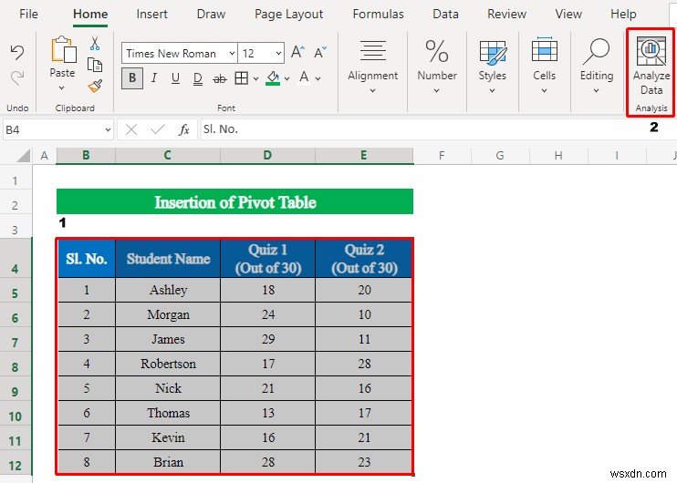 วิธีใช้วิเคราะห์ข้อมูลใน Excel (5 วิธีง่ายๆ)