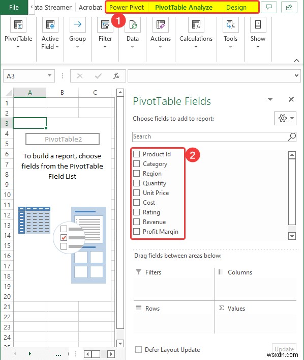 วิธีวิเคราะห์ข้อมูลใน Excel โดยใช้ Pivot Tables (9 ตัวอย่างที่เหมาะสม)