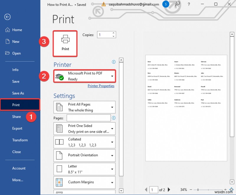 วิธีพิมพ์ป้ายชื่อ Avery 5160 จาก Excel (พร้อมขั้นตอนโดยละเอียด)