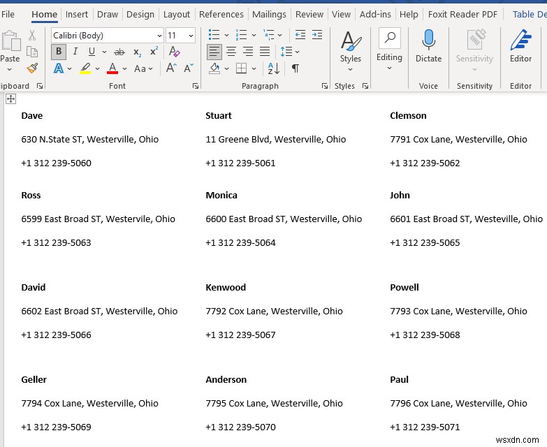 วิธีพิมพ์ป้ายชื่อ Avery 5160 จาก Excel (พร้อมขั้นตอนโดยละเอียด)