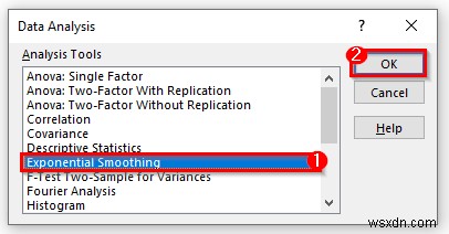 วิธีคำนวณการปรับให้เรียบแบบเอ็กซ์โพเนนเชียลของเทรนด์ใน Excel