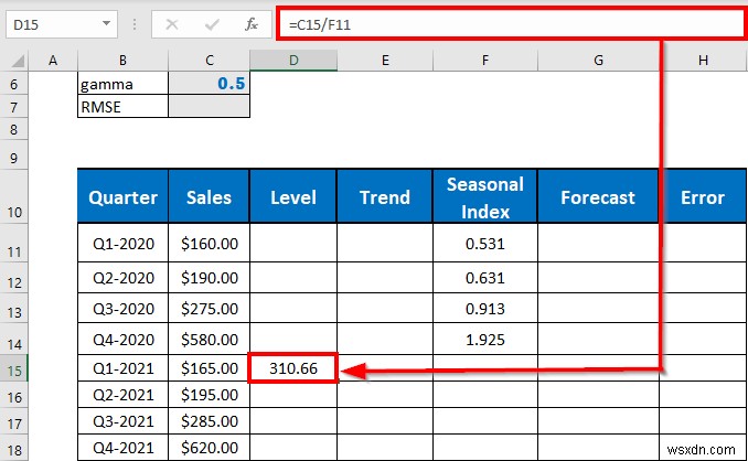 ทำ Holt-Winters Exponential Smoothing ใน Excel (ด้วยขั้นตอนง่ายๆ)