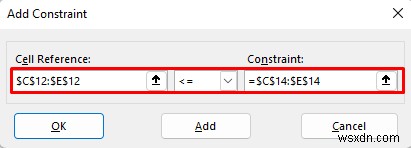 วิธีแก้ปัญหาการเขียนโปรแกรมเชิงเส้นแบบผสมผสานกับ Excel Solver