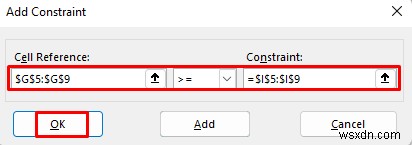 วิธีแก้ปัญหาการเขียนโปรแกรมเชิงเส้นแบบผสมผสานกับ Excel Solver