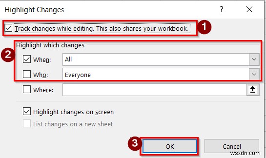 วิธีการติดตามการเปลี่ยนแปลงใน Excel (ด้วยขั้นตอนง่ายๆ)