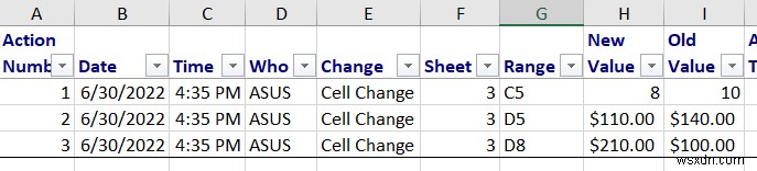 วิธีการติดตามการเปลี่ยนแปลงใน Excel (ด้วยขั้นตอนง่ายๆ)