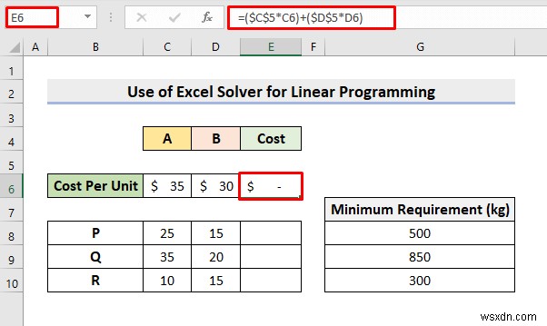 วิธีใช้ Excel Solver สำหรับการเขียนโปรแกรมเชิงเส้น (ด้วยขั้นตอนง่ายๆ)