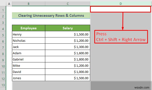 วิธีตั้งค่าจุดสิ้นสุดของสเปรดชีต Excel (3 วิธีที่มีประสิทธิภาพ)