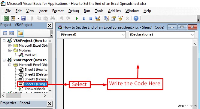 วิธีตั้งค่าจุดสิ้นสุดของสเปรดชีต Excel (3 วิธีที่มีประสิทธิภาพ)