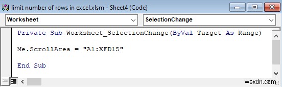 วิธีจำกัดจำนวนแถวใน Excel (วิธีที่มีประสิทธิภาพ 3 วิธี)