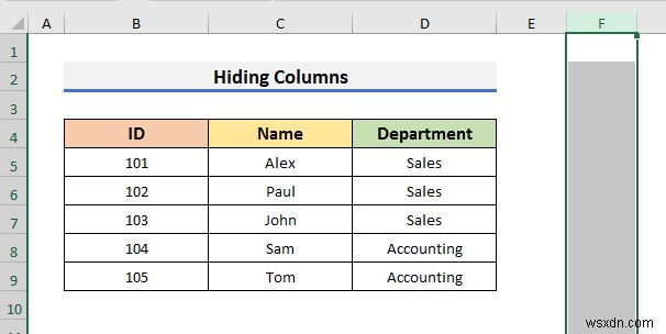 วิธีจำกัดคอลัมน์ใน Excel (3 วิธีด่วน)