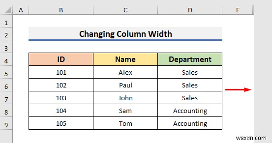 วิธีจำกัดคอลัมน์ใน Excel (3 วิธีด่วน)