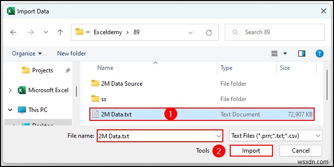 วิธีจัดการแถวมากกว่า 1048576 ใน Excel