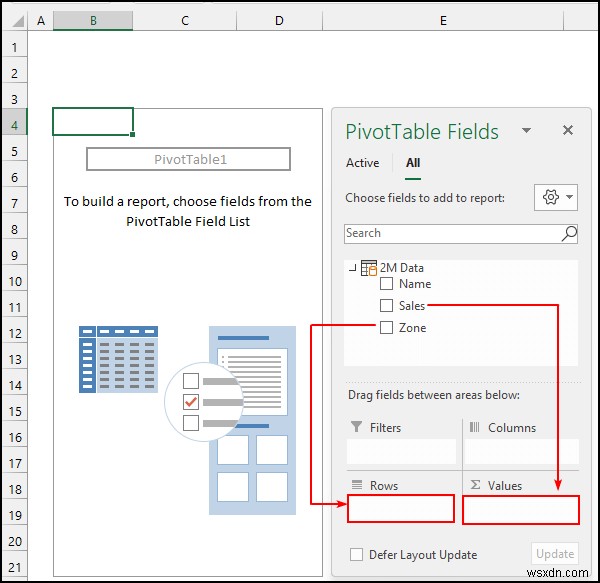 วิธีจัดการแถวมากกว่า 1048576 ใน Excel