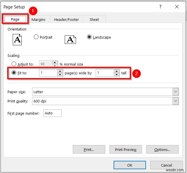 วิธีขยายสเปรดชีต Excel ให้พิมพ์เต็มหน้า (5 วิธีง่ายๆ)