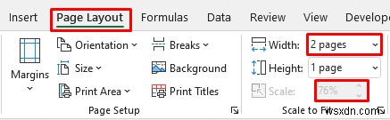 Excel Fit to Page Scale/ดูตัวอย่างมีขนาดเล็ก (โซลูชันที่เหมาะสม 5 รายการ)